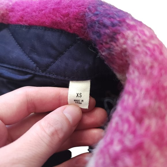 Ariztia Wilfred free Ganna Jacket short, pink blue plaid - Picture 9 of 11